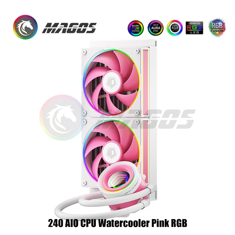 240 AIO CPU Wasserkühler Rosa  – Pc Water Cooling Bewertung und Preis